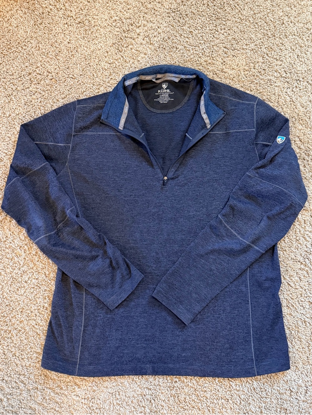 Kuhl Navy Half-Zip Pullover